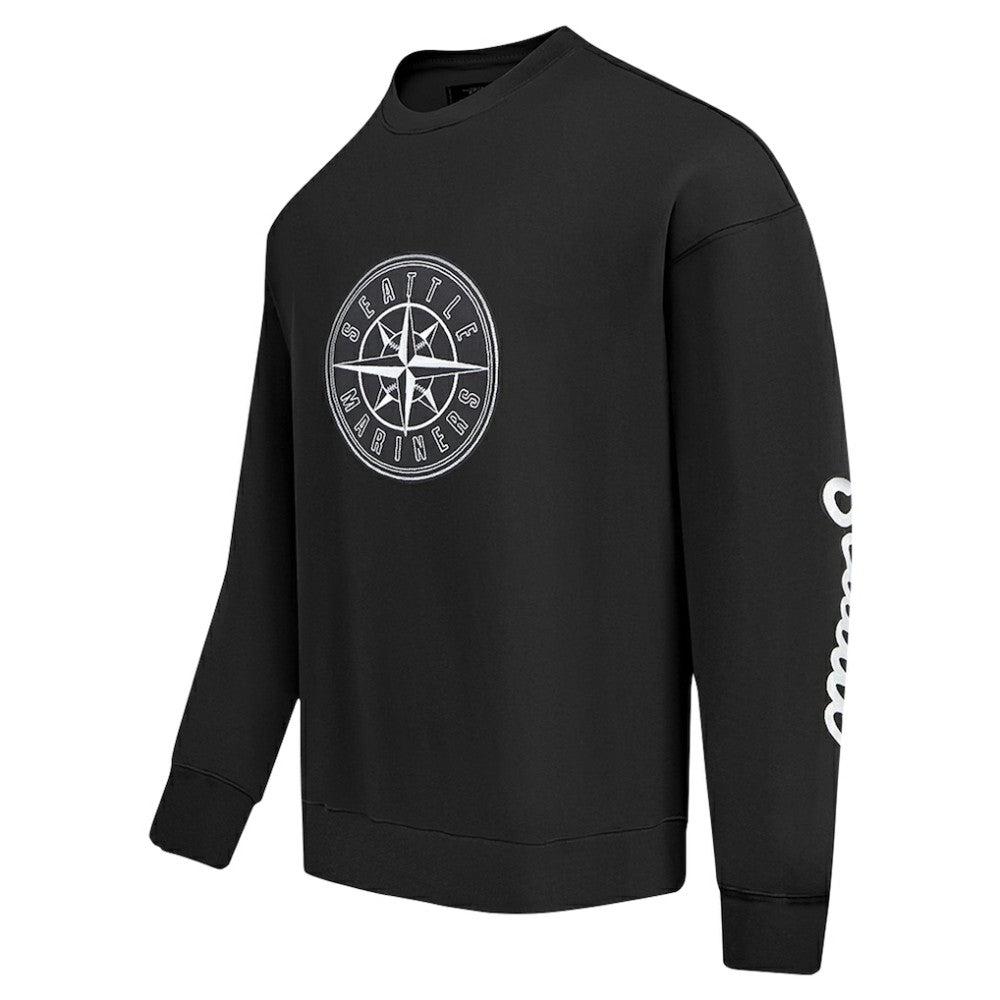 Seattle Mariners Pro Standard Paint The City Dropped Shoulder Pullover Sweatshirt for sale