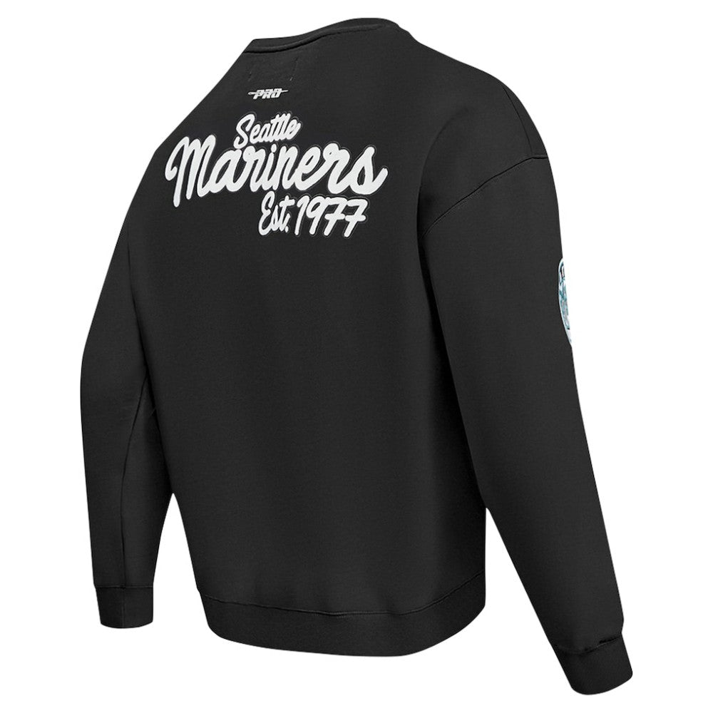 Seattle Mariners Pro Standard Paint The City Dropped Shoulder Pullover Sweatshirt for sale