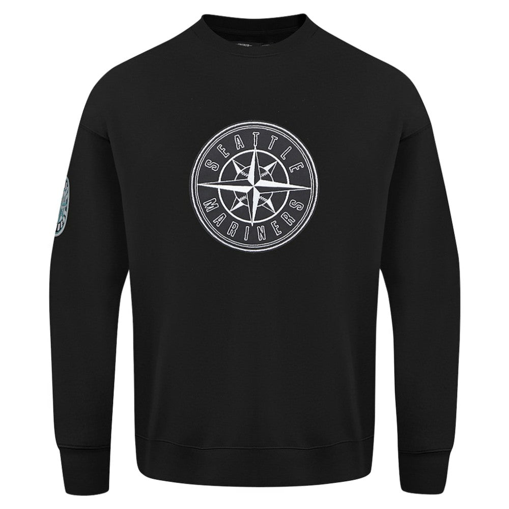 Seattle Mariners Pro Standard Paint The City Dropped Shoulder Pullover Sweatshirt for sale