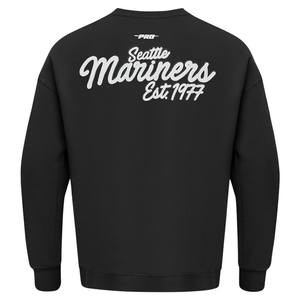 Seattle Mariners Pro Standard Paint The City Dropped Shoulder Pullover Sweatshirt for sale