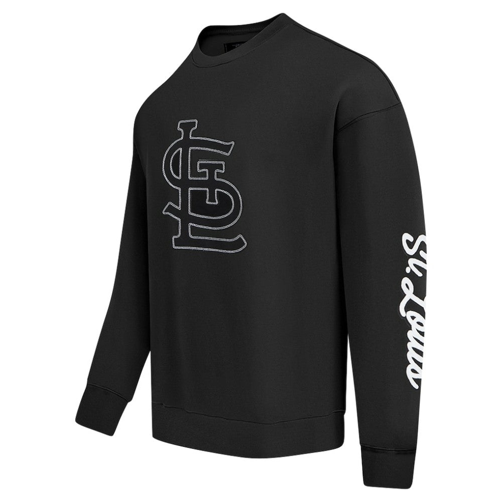 St. Louis Cardinals Pro Standard Paint The City Dropped Shoulder Pullover Sweatshirt On Sale