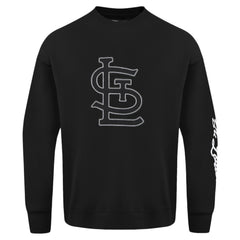 St. Louis Cardinals Pro Standard Paint The City Dropped Shoulder Pullover Sweatshirt On Sale