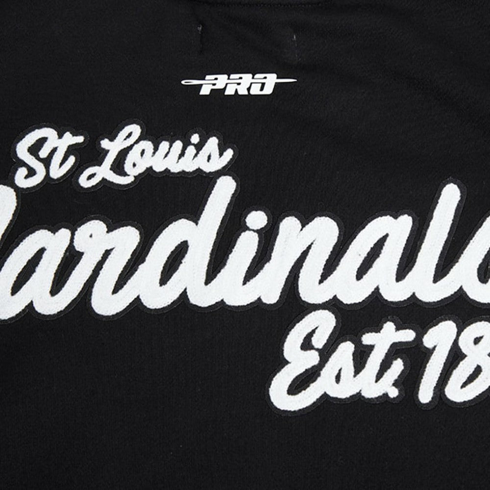 St. Louis Cardinals Pro Standard Paint The City Dropped Shoulder Pullover Sweatshirt On Sale