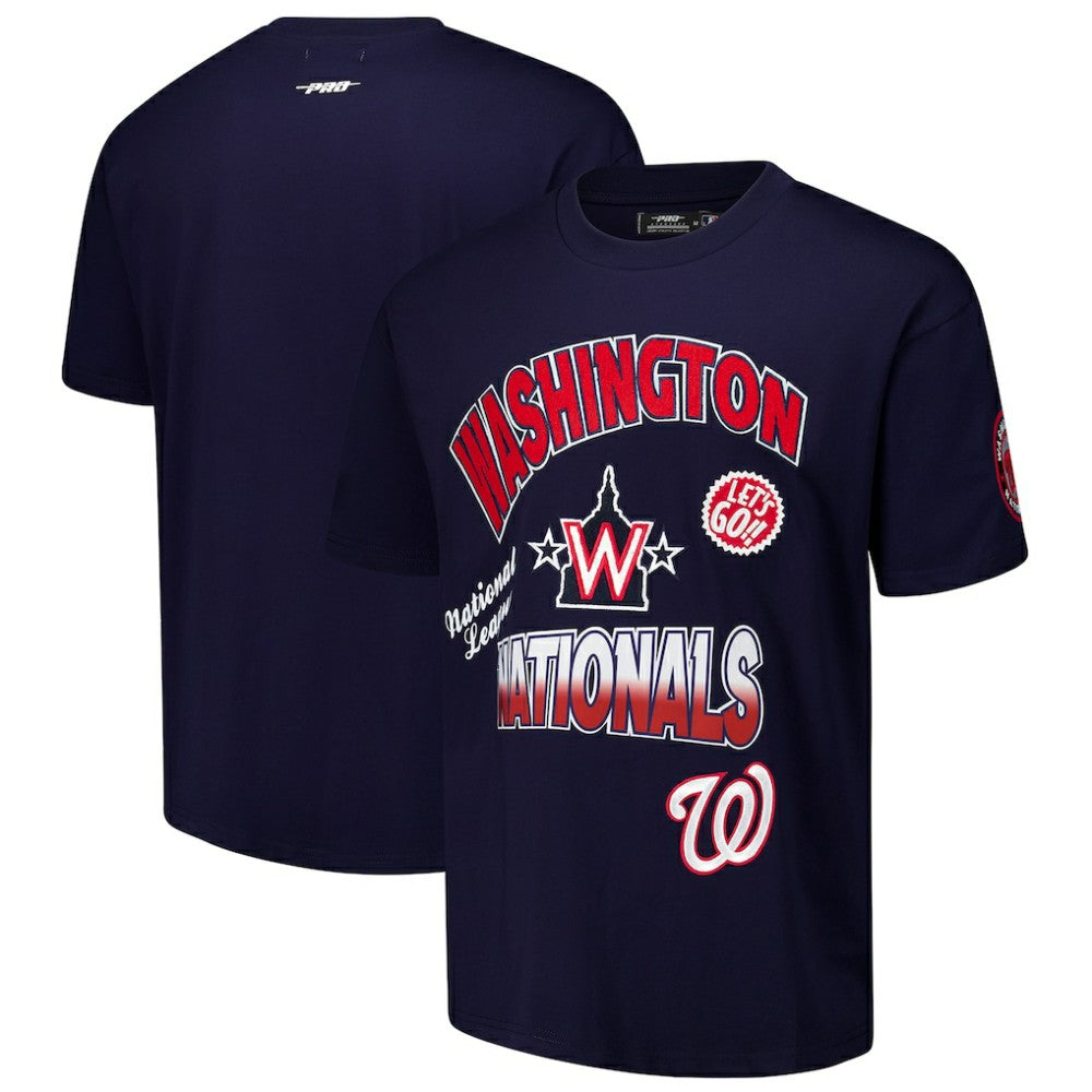Washington Nationals Pro Standard Turn It Up Dropped Shoulder T-Shirt discount