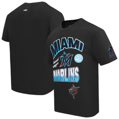 Miami Marlins Pro Standard Turn It Up Dropped Shoulder T-Shirt discount