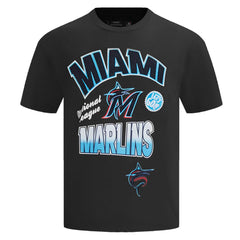 Miami Marlins Pro Standard Turn It Up Dropped Shoulder T-Shirt discount