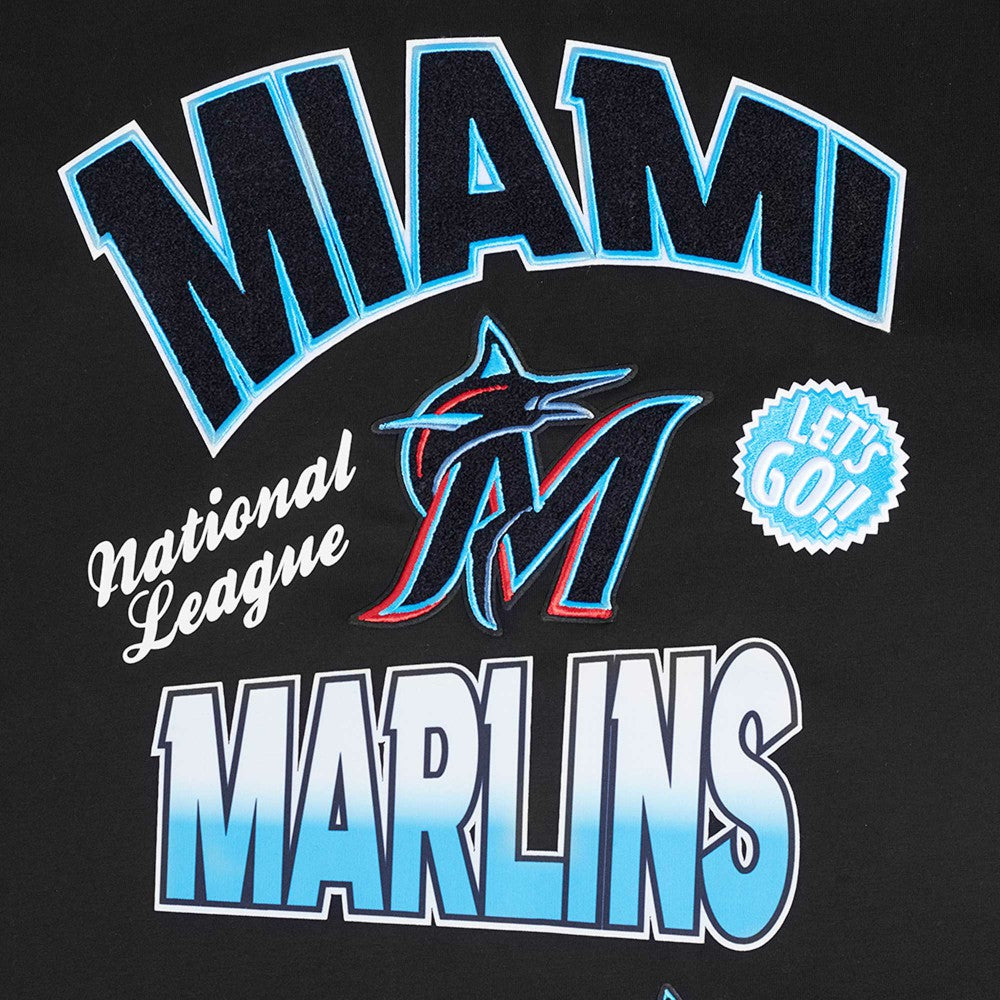 Miami Marlins Pro Standard Turn It Up Dropped Shoulder T-Shirt discount