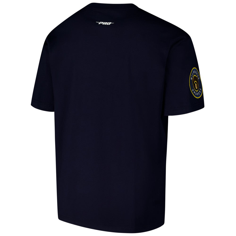 Milwaukee Brewers Pro Standard Turn It Up Dropped Shoulder T-Shirt Online