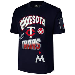 Minnesota Twins Pro Standard Turn It Up Dropped Shoulder T-Shirt Lifestyle