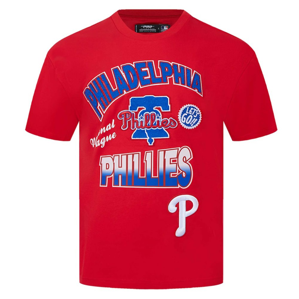 Philadelphia Phillies Pro Standard Turn It Up Dropped Shoulder T-Shirt for sale