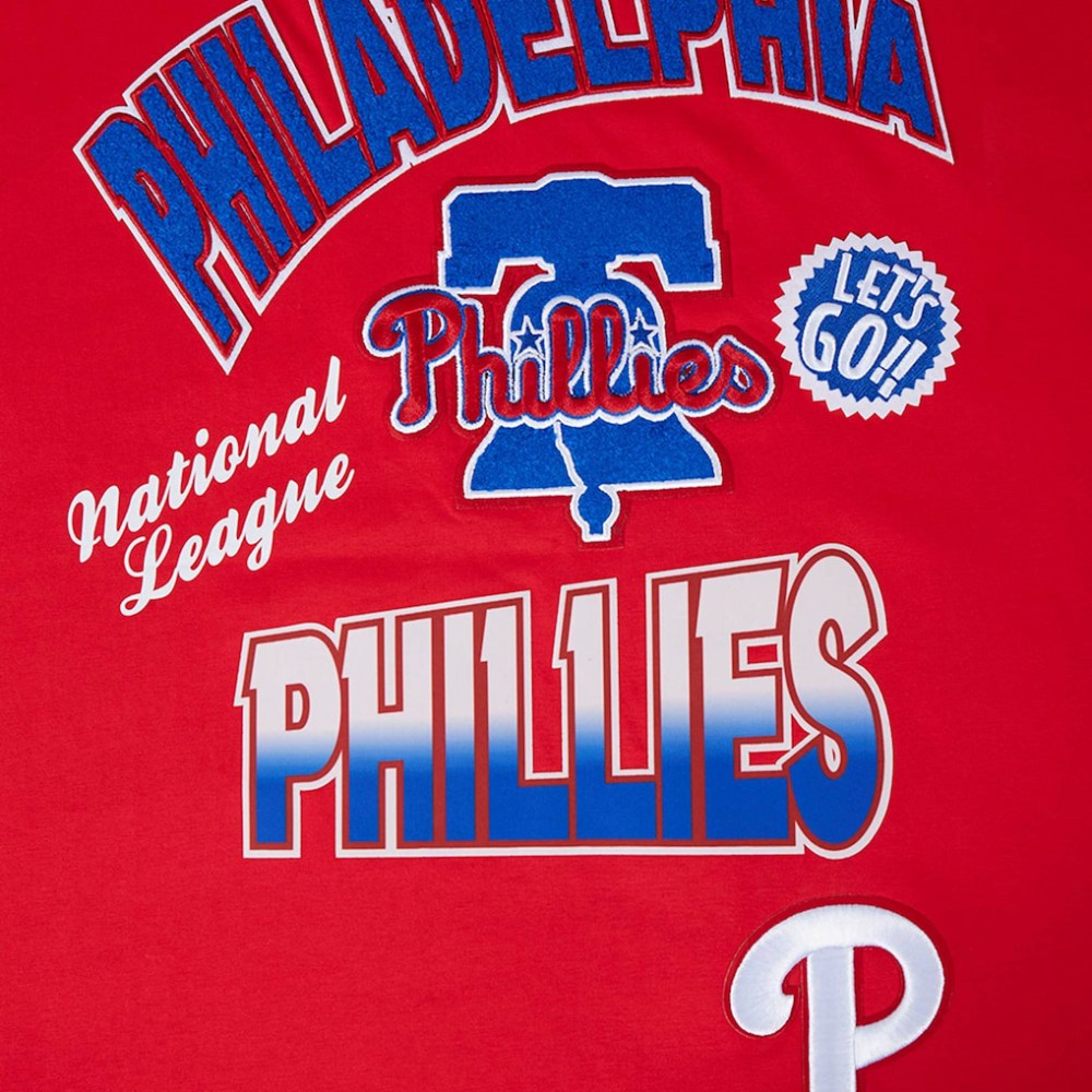 Philadelphia Phillies Pro Standard Turn It Up Dropped Shoulder T-Shirt for sale