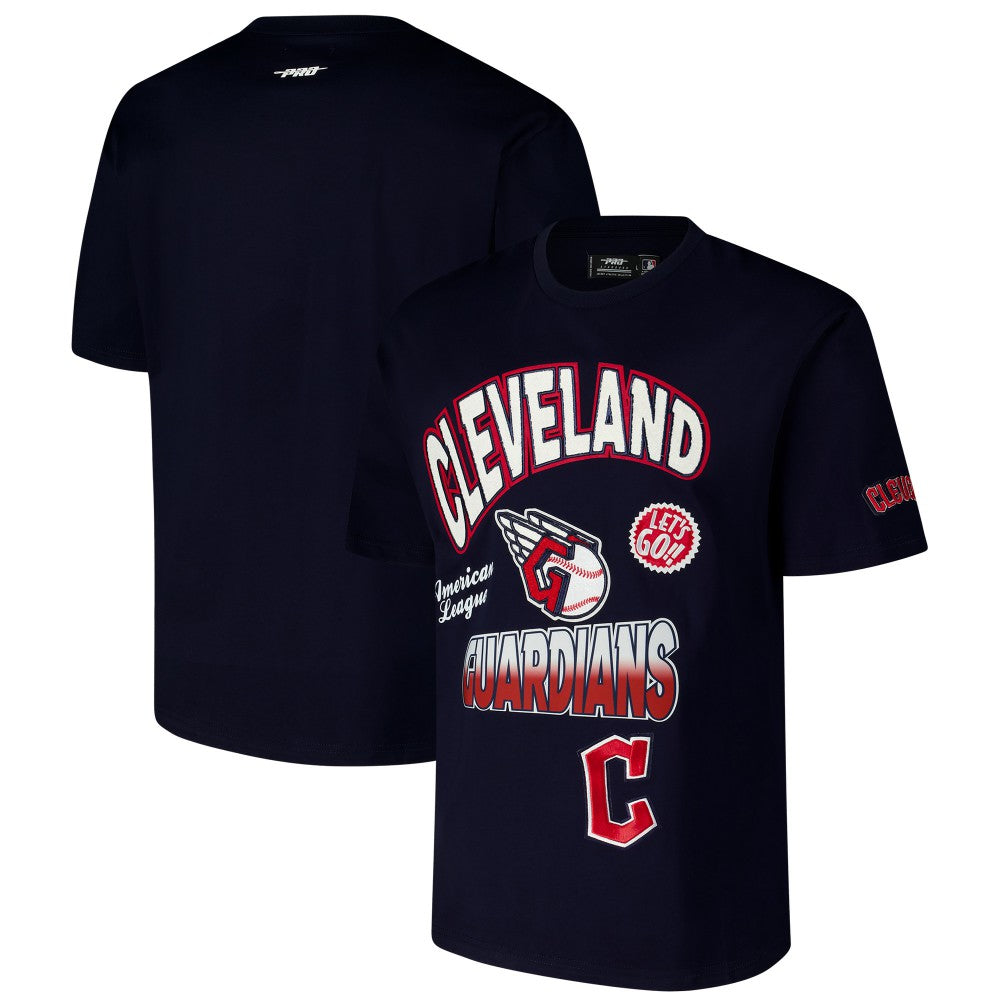 Cleveland Guardians Pro Standard Turn It Up Dropped Shoulder T-Shirt Online