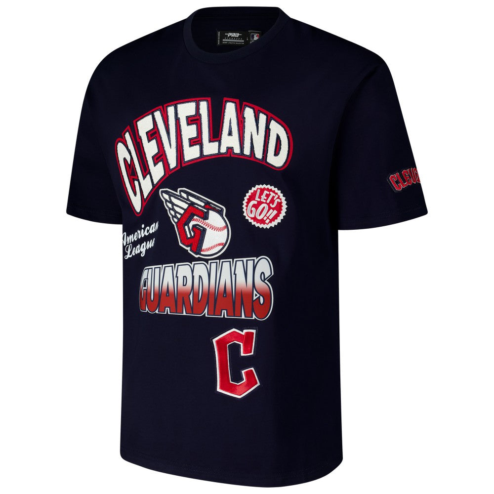 Cleveland Guardians Pro Standard Turn It Up Dropped Shoulder T-Shirt Online
