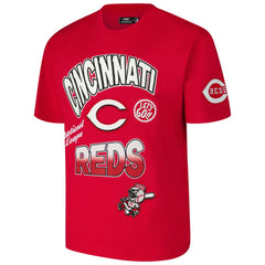 Cincinnati Reds Pro Standard Turn It Up Dropped Shoulder T-Shirt Sale