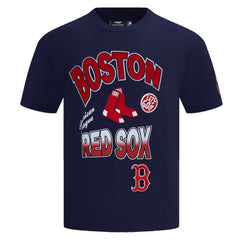 Boston Red Sox Pro Standard Turn It Up Dropped Shoulder T-Shirt Lifestyle
