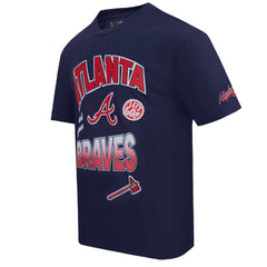 Atlanta Braves Pro Standard Turn It Up Dropped Shoulder T-Shirt On Sale