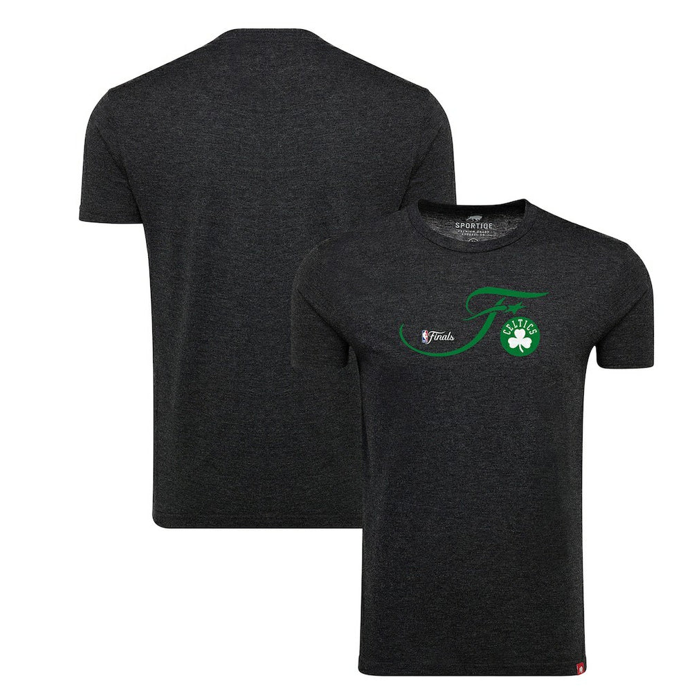 NBA - Boston Celtics Sportiqe Unisex 2024 NBA Finals Super Soft Comfy Tri-Blend T-Shirt - Heather Black