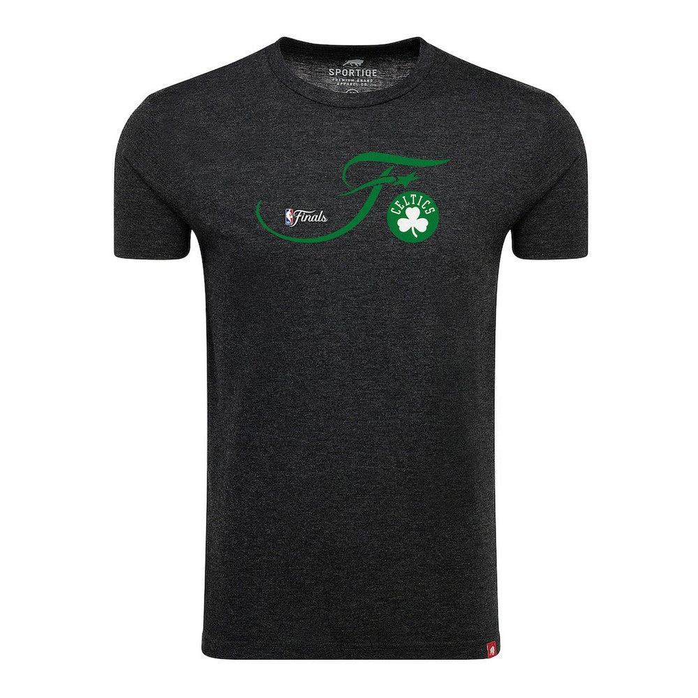 NBA - Boston Celtics Sportiqe Unisex 2024 NBA Finals Super Soft Comfy Tri-Blend T-Shirt - Heather Black
