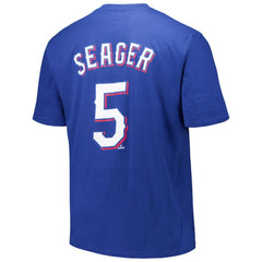 Corey Seager Texas Rangers Fanatics Big & Tall Name & Number T-Shirt Lifestyle