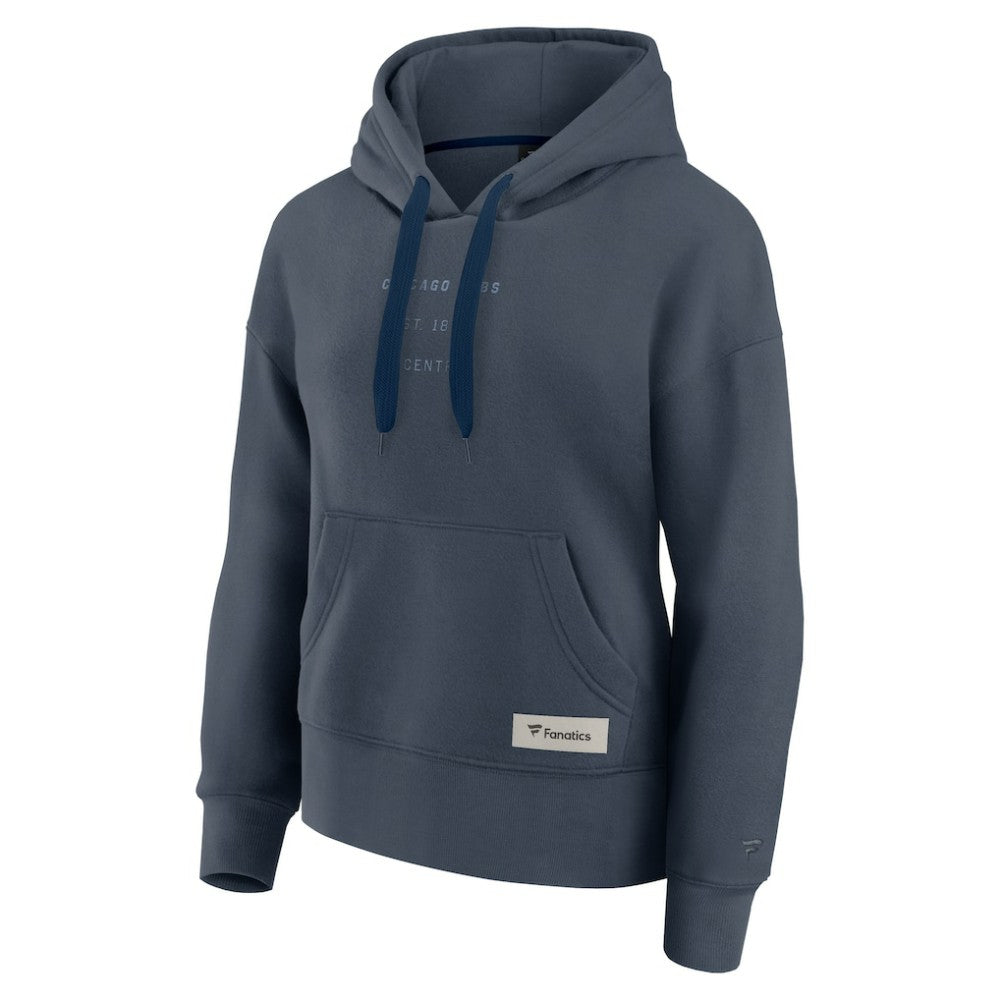 Chicago Cubs Fanatics Women's Elements Future Ground Subtle Tonal Pullover Hoodie Clearance