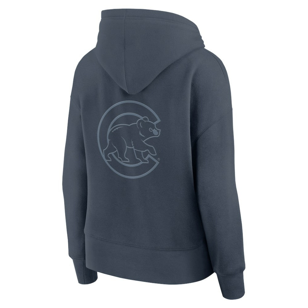 Chicago Cubs Fanatics Women's Elements Future Ground Subtle Tonal Pullover Hoodie Clearance