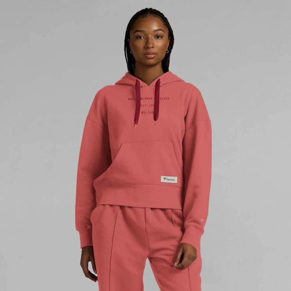 Philadelphia Phillies Fanatics Women's Elements Future Ground Subtle Tonal Pullover Hoodie Lifestyle