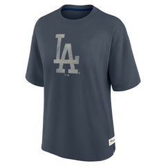 Los Angeles Dodgers Fanatics Women's Oversized Elements Raw Edge Future Ground T-Shirt Lifestyle