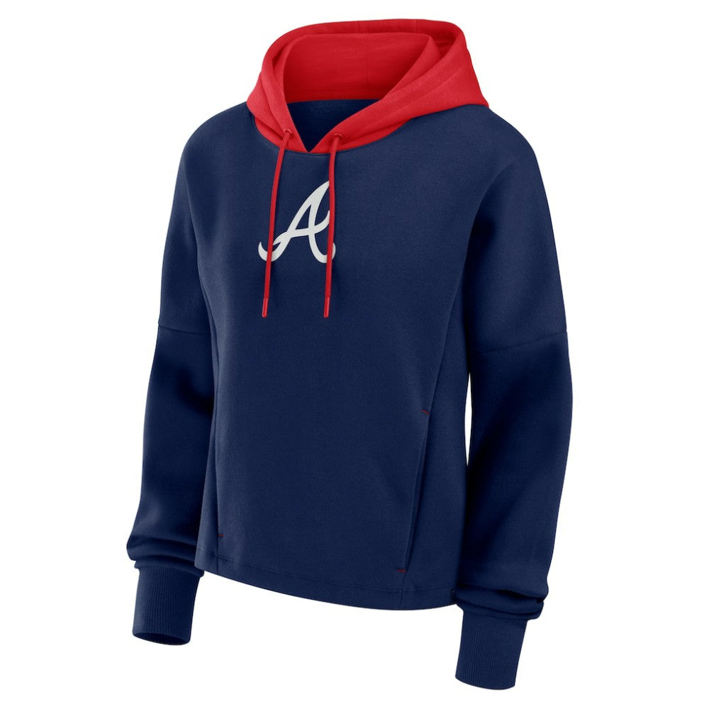 Atlanta Braves Fanatics Women's Oversized Legacy Favorite Spectator Pullover Hoodie On Sale
