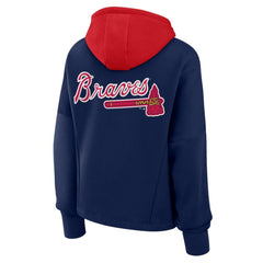 Atlanta Braves Fanatics Women's Oversized Legacy Favorite Spectator Pullover Hoodie On Sale
