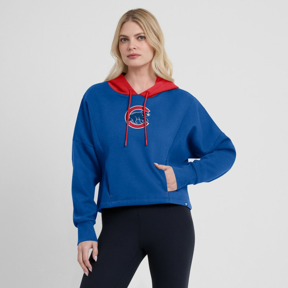 Chicago Cubs Fanatics Women's Oversized Legacy Favorite Spectator Pullover Hoodie Lifestyle