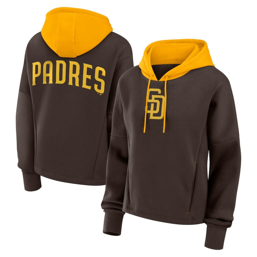 San Diego Padres Fanatics Women's Oversized Legacy Favorite Spectator Pullover Hoodie Lifestyle