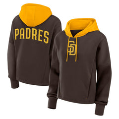 San Diego Padres Fanatics Women's Oversized Legacy Favorite Spectator Pullover Hoodie Lifestyle