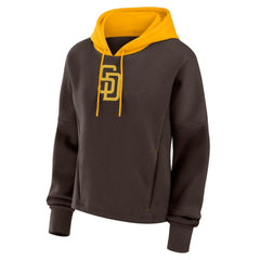 San Diego Padres Fanatics Women's Oversized Legacy Favorite Spectator Pullover Hoodie Lifestyle