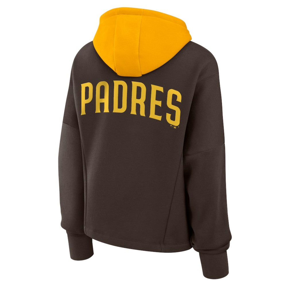 San Diego Padres Fanatics Women's Oversized Legacy Favorite Spectator Pullover Hoodie Lifestyle