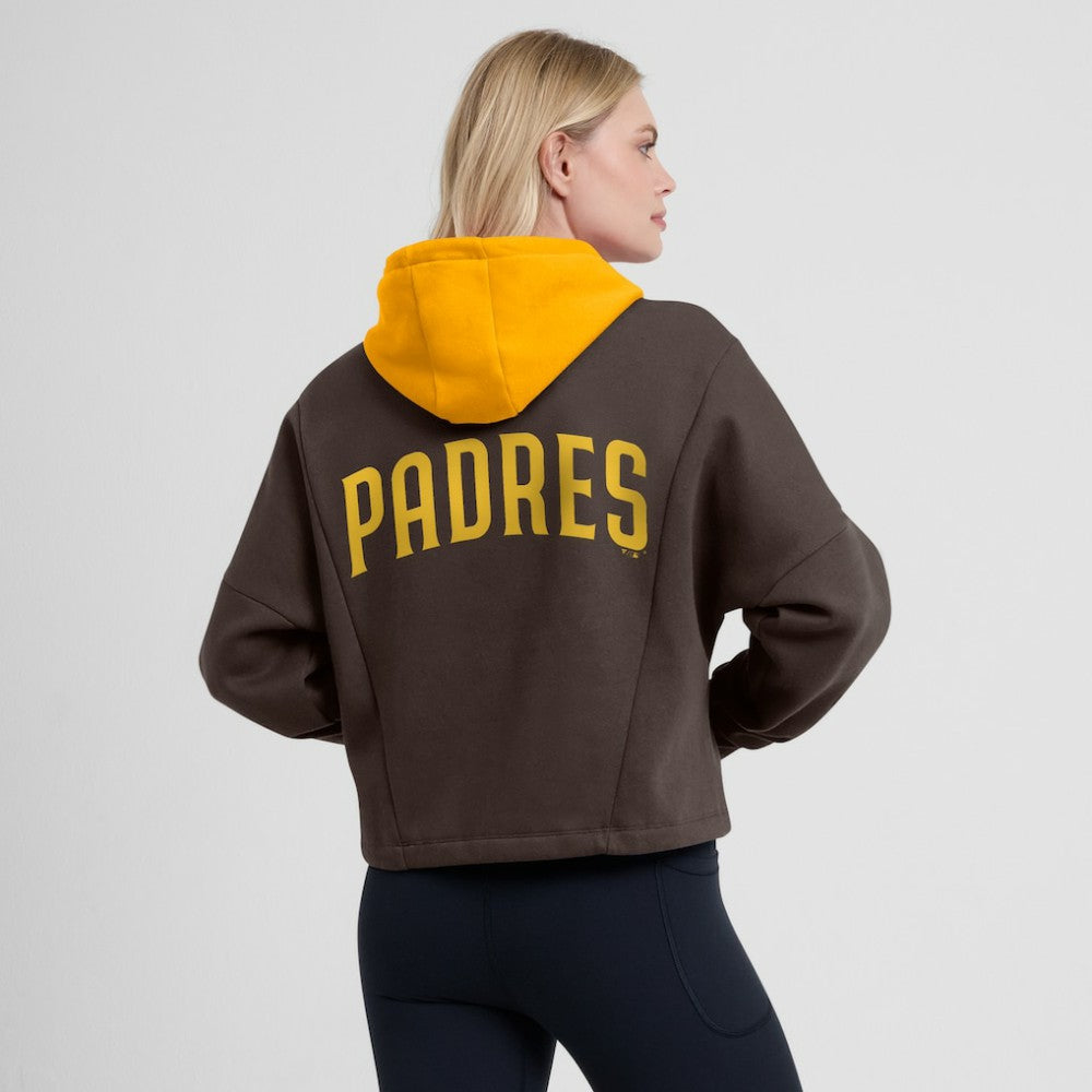 San Diego Padres Fanatics Women's Oversized Legacy Favorite Spectator Pullover Hoodie Lifestyle