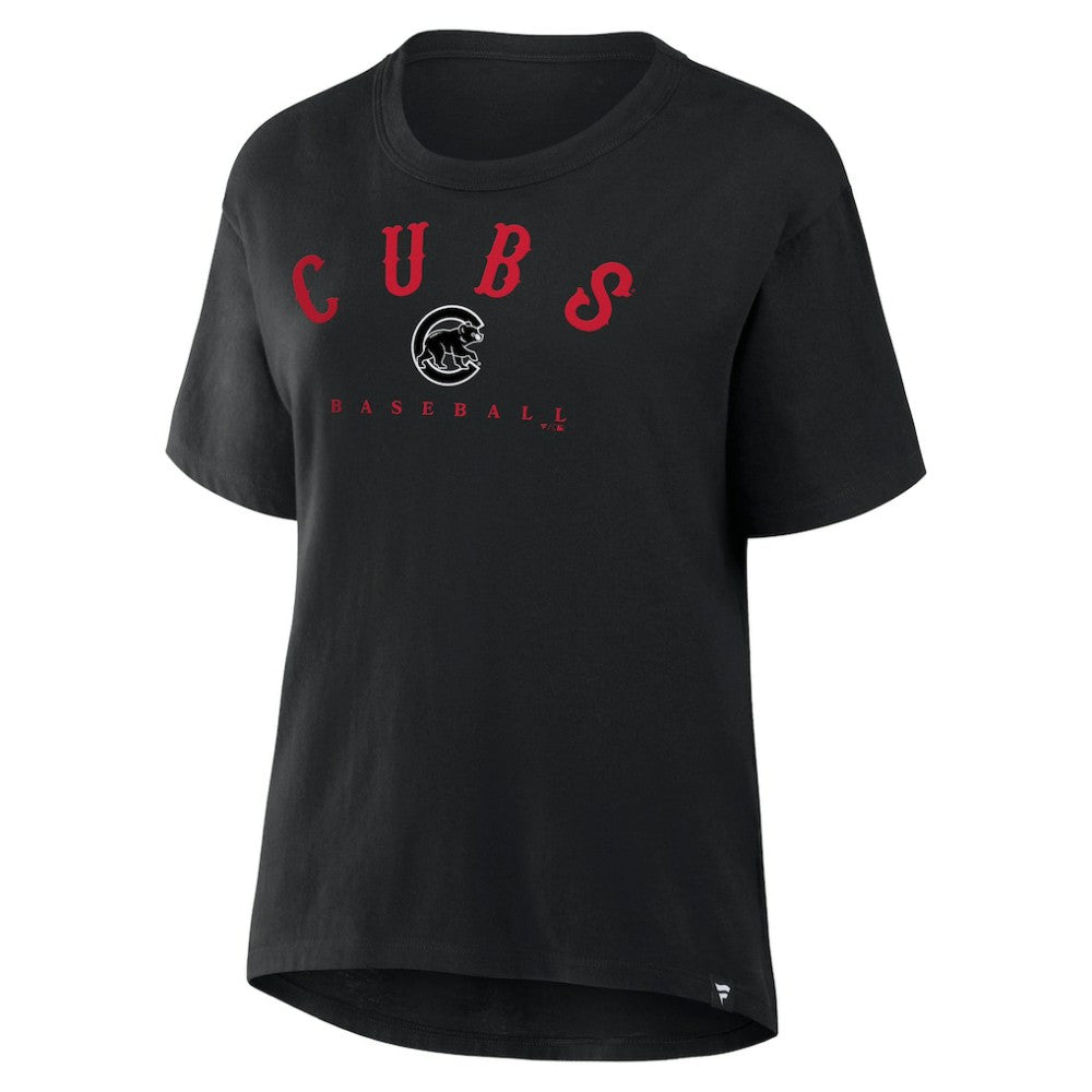 Chicago Cubs Fanatics Women's Home Run Legacy T-Shirt On Sale
