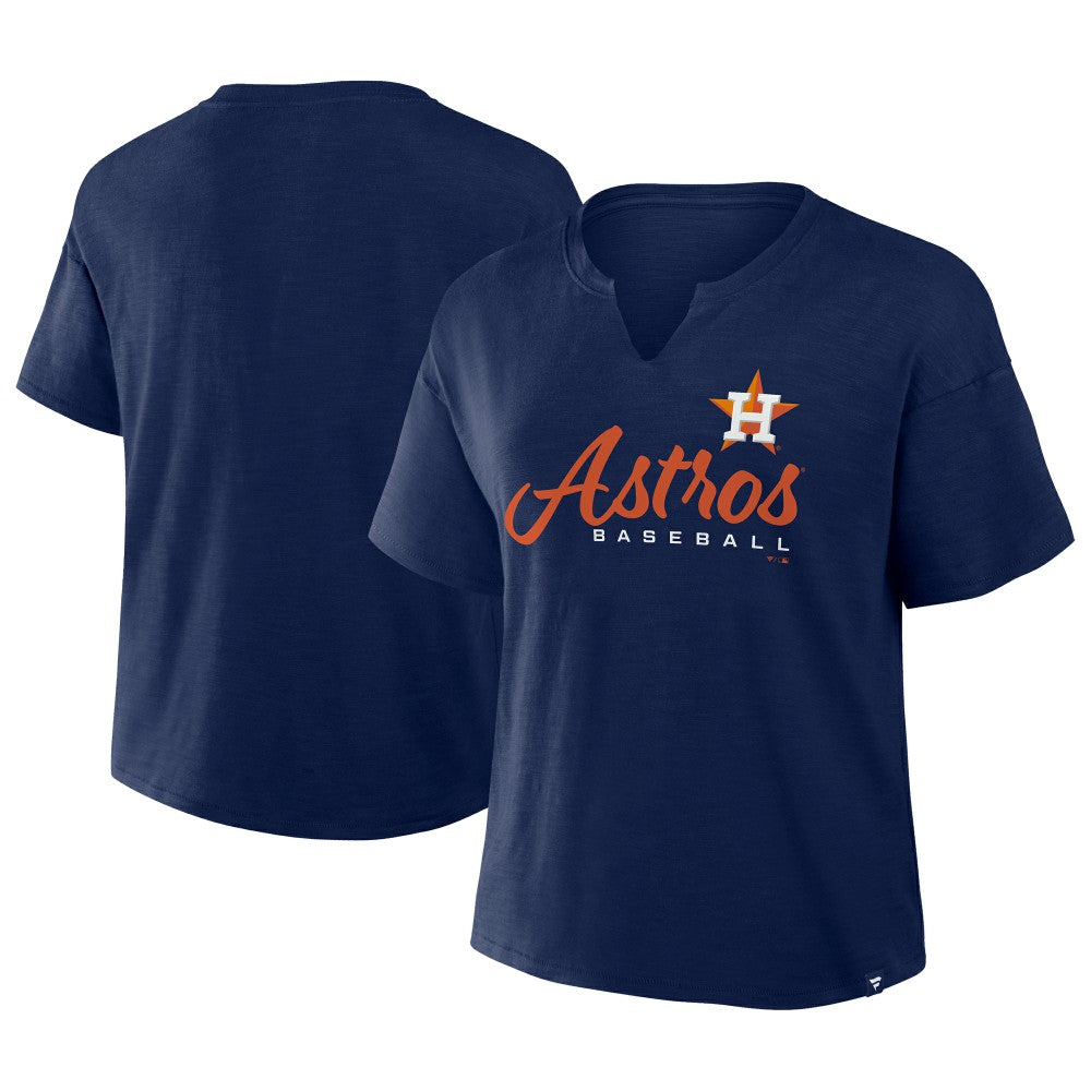 Houston Astros Fanatics Women's Fan Fave Stadium Slub Boxy T-Shirt Sale