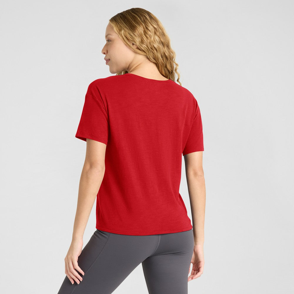 St. Louis Cardinals Fanatics Women's Fan Fave Stadium Slub Boxy T-Shirt Lifestyle