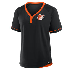 Baltimore Orioles Fanatics Women's League Diva Star Raglan V-Neck T-Shirt discount