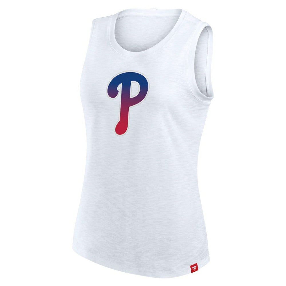 Philadelphia Phillies Fanatics Women's Activate Slub Tank Top Clearance