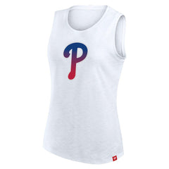 Philadelphia Phillies Fanatics Women's Activate Slub Tank Top Clearance