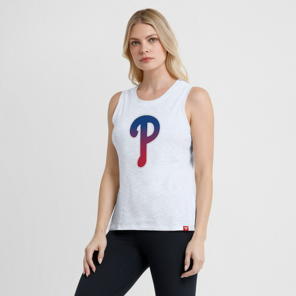Philadelphia Phillies Fanatics Women's Activate Slub Tank Top Clearance