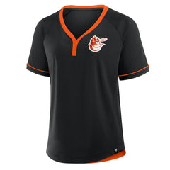 Baltimore Orioles Fanatics Women's Cooperstown Collection League Diva Raglan V-Neck T-Shirt Online
