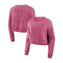 St. Louis Cardinals Fanatics Women's Studio Cropped Pullover Sweatshirt Sale