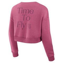 St. Louis Cardinals Fanatics Women's Studio Cropped Pullover Sweatshirt Sale