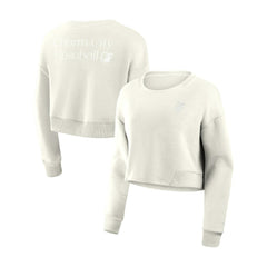 Baltimore Orioles Fanatics Women's Studio Cropped Pullover Sweatshirt On Sale