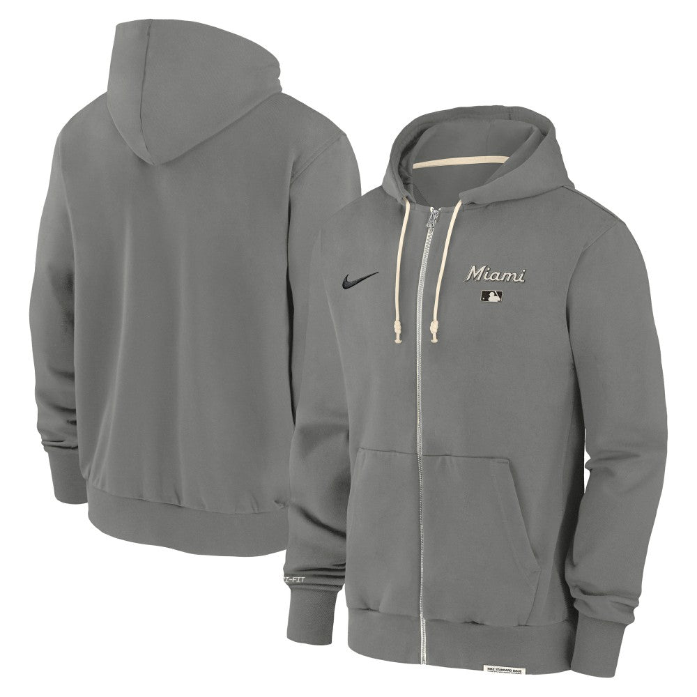 Miami Marlins Nike Authentic Collection Travel Performance Full-Zip Hoodie Sale