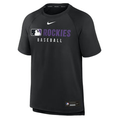 Colorado Rockies Nike Authentic Collection Pregame Raglan Dri-FIT T-Shirt Near Me