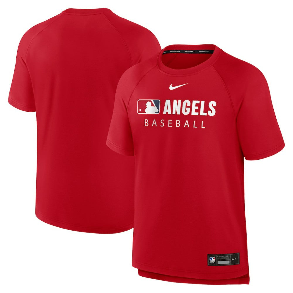 Los Angeles Angels Nike Authentic Collection Pregame Raglan Dri-FIT T-Shirt discount