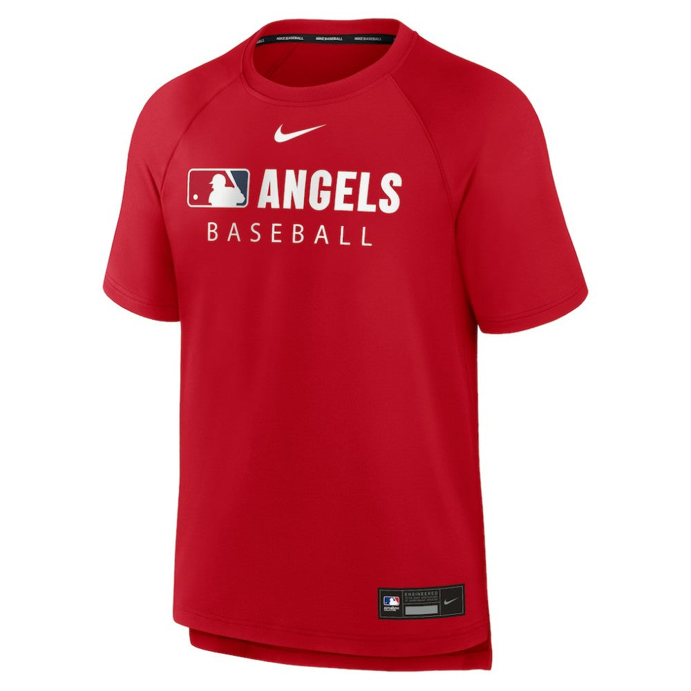 Los Angeles Angels Nike Authentic Collection Pregame Raglan Dri-FIT T-Shirt discount